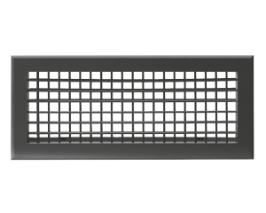 Grille soufflage double déflexion 500x150 anthracite