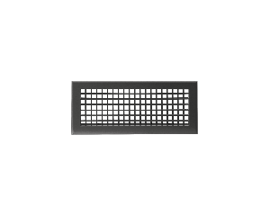 Grille soufflage double déflexion 300x150 anthracite