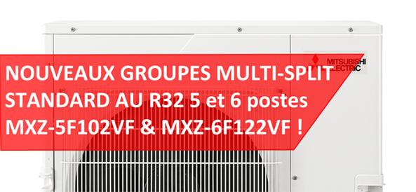 Nouveauté Multi-split R32 Mitsubishi Electric